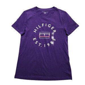 Tommy Hilfiger Women's Graphic Print Short Sleeve Tee Size Small New‎